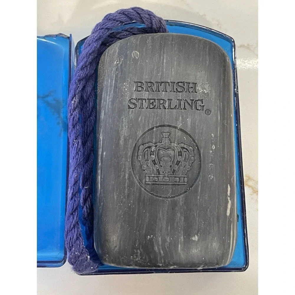 Vintage British Sterling Cologne Rope‎ Soap & Shampoo Scented 6.5 oz FLAW READ